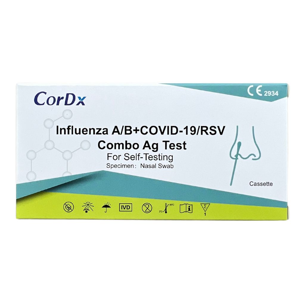 CorDx Kombitest 4in1, Corona, Influenza A/B, RSV Antigen